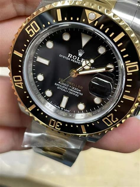 rolex sea dweller jacques replica|rolex sea dweller two tone.